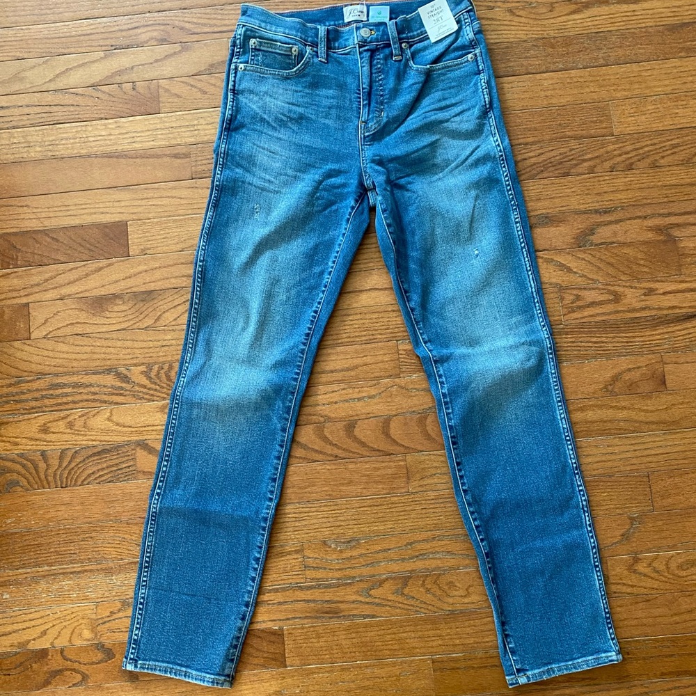 New with tags J.Crew 10” vintage straight jean